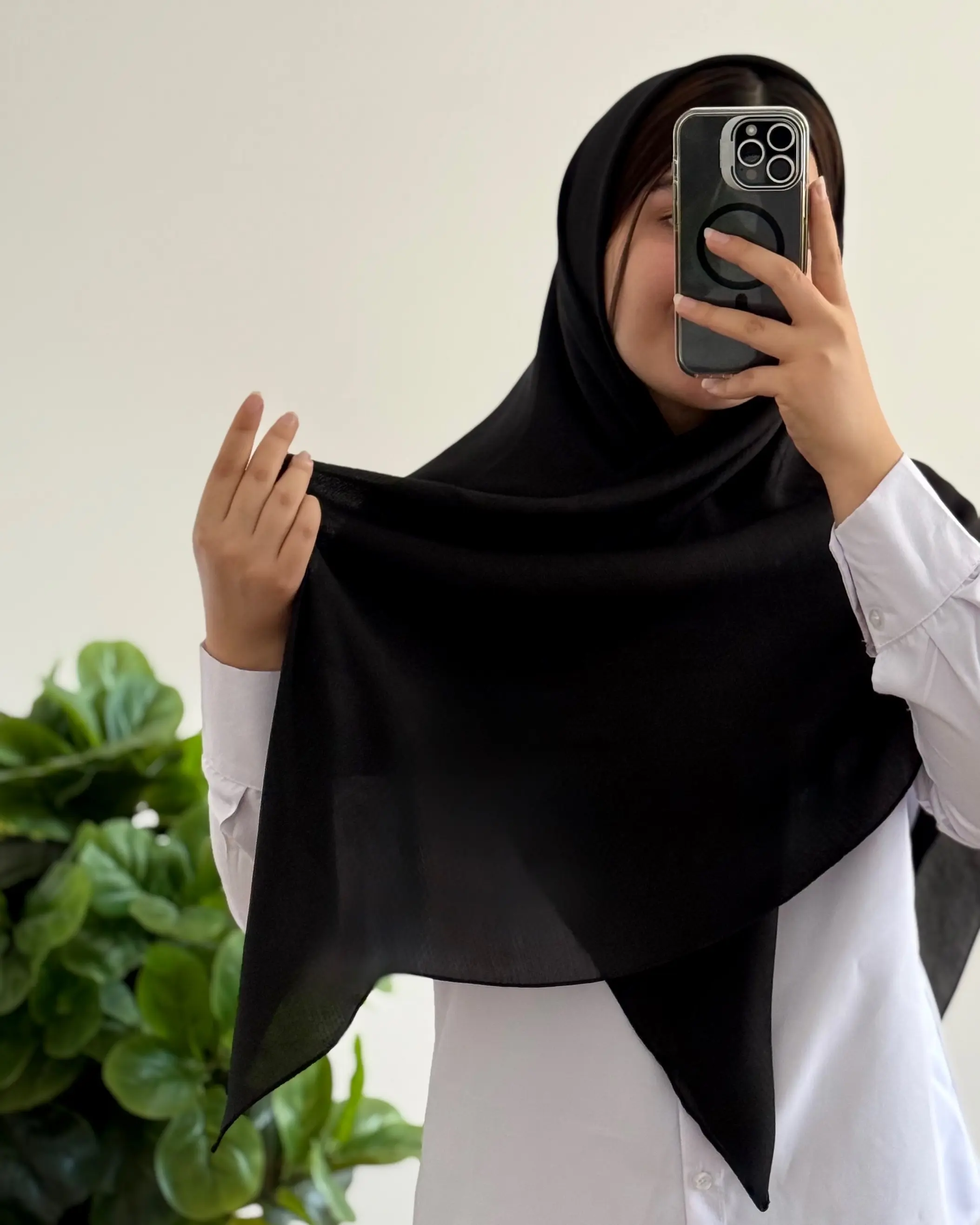 روسری کریستال مشکی